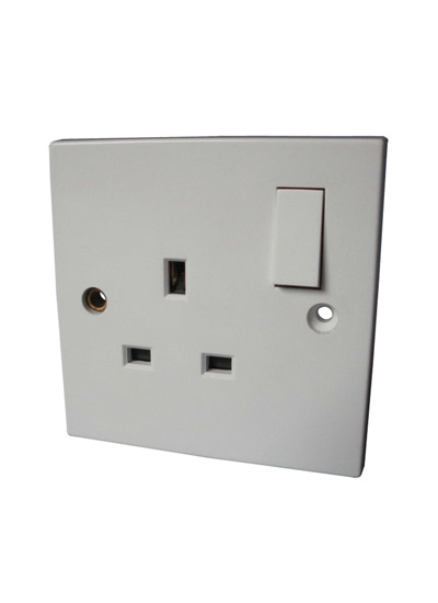 52520025-1.jpg 13A socket - single unswitched - Image 1