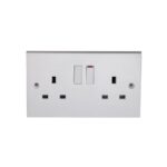 13A socket - double switched
