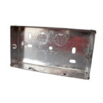 Galvanised metal box - double 47mm