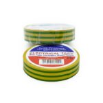 PVC ins tape 19mm x 33m green / yellow
