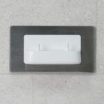 In-Wall Twin Elec T/Brsh Chrg B/Steel