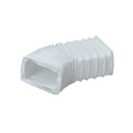PVC white flexi rectangular hose x 3m
