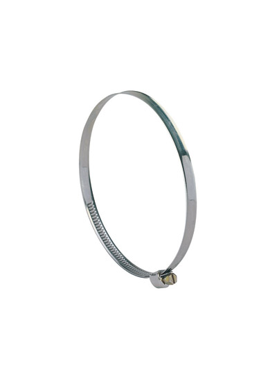 53515112-1.jpg Vent hose clip - 4" aluminium - Image 1