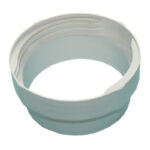 Vent hose connector - threaded spigot 4"