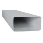 **Rect channel 1.5m white 204 x 60mm
