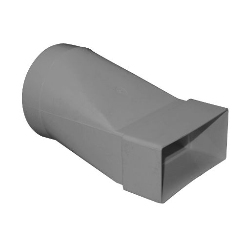 53515196-1.jpg 125mm to 204 x 60mm Round to Rectangular Adaptor - Image 1