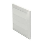 Round outlet/gravity flap brown