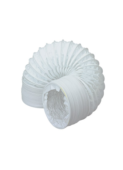 53515311-1.jpg PVC white flexi round hose 6" dia x 3m - Image 1