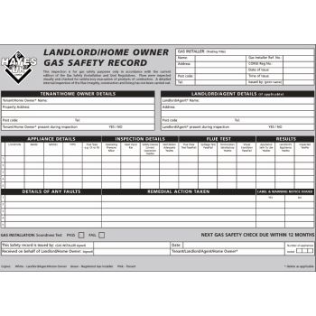 Arctic Landlords/Homeowner Record Pad Of 25 No Seq - Image 1