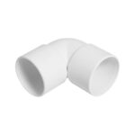 F-P ABS solvent 90' knuckle 40mm white