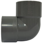 F-P ABS solvent 90' knuckle 40mm grey