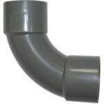 F-P ABS solvent 92.5 deg bend 32mm grey