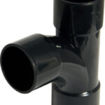 F-P ABS solvent swept tee 32mm black