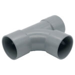 F-P ABS solvent swept tee 32mm grey