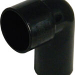 F-P ABS solvent 90' conv bend 40mm black