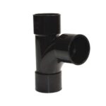 Floplast WS24B ABS Solvent Swept Tee 50mm Black