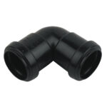 F-P p/fit waste 90deg knuckle 32mm black