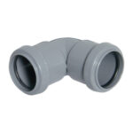 F-P p/fit waste 90deg knuckle 32mm grey