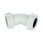 F-P compression waste 135' bend 32mm wht