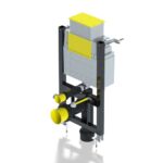 0.78m LL Cistern With Frame DF Silent Opereration