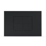 Black Dual Flush ABS Plate - Tile