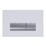 White Dual Flush Glass Plate - Vivente