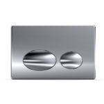 Tactile Flush Plate - Gloss Chrome