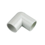Floplast WHITE O/F 90 deg. BEND 21.5mm