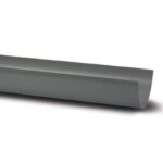 POLYPIPE Polyflow Grey Gutter 4m  RD501