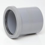 POLYPIPE Soil 110mm Grey Single Socket  SH43