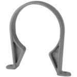 POLYPIPE Soil 82mm Grey Plastic Pipe Clip  SC33