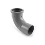 POLYPIPE Soil 82mm Grey Single Socket Bend 921/2 Deg  SB309