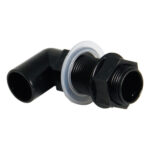 F-P overflow bent tank conn 21.5mm black