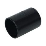 PrimaPlumb 50mm Straight Coupling Black