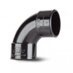 PrimaPlumb 50mm 92.5 Deg Swept Bend Black