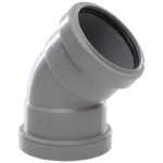 PrimaPlumb 50mm 45 Deg Obtuse Bend Grey