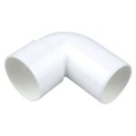 PrimaPlumb 50mm 90 deg Spigot Bend White
