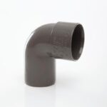 PrimaPlumb 50mm 90 deg Spigot Bend Grey