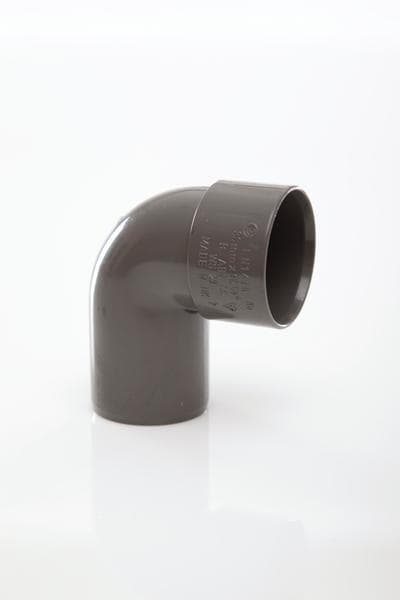 Product image for SKU 60091522 PrimaPlumb 50mm 90 deg Spigot Bend Grey - Image 1