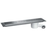 McAlpine 900mm Shower Channel Drain - Square Grid Pattern