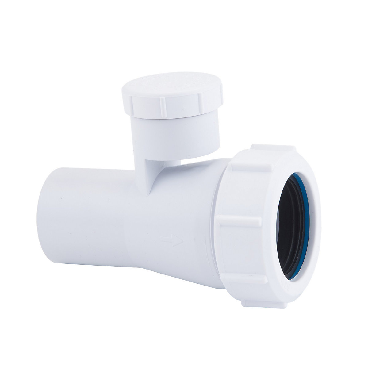 Product image for SKU 61010221 McAlpine 1 1/4" Anti Siphon Adaptor - Black - Image 1
