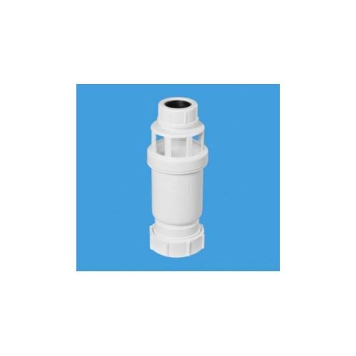 61010416-1.jpg McAlpine Tundish With Self Closing Valve - 15/22mm Inlet x 1 1/4" Outl - Image 1