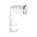 McAlpine Short 90 Degree Back To Wall Flexible WC Connector