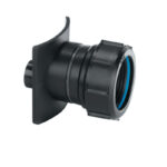 McAlpine Black Mechanical Two Piece Cast Iron Soil Pipe Boss Conn