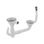 McAlpine Sink Kit With 2 Basket Strainer Wastes(No Trap)