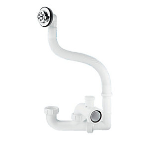 Product image for SKU 61020245 McAlpine 50mm Seal AntiSyph Bath Trap Flex Oflow FSK10V - Image 1