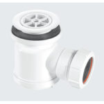 McA shower trap 70mm x 50mm white STW2R