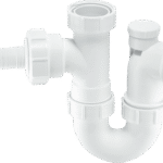 McAlpine WM2V 1 1/2" Anti-Syphon Sink Trap with Horizontal Nozzle