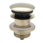 McA 1村" x 60mm Multi-Function Centre-Pin Basin Waste Brushed Brass