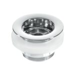 McAlpine Back Nut Bath Waste CP Plastic Flange 1 CP Plug CW5